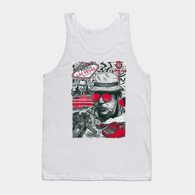 Hunter Thompson Tank Top by PeligroGraphics